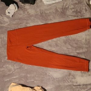 Dark Orange Lululemon Leggings Size 8